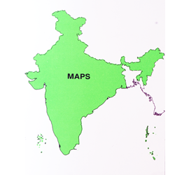 OUTLINE MAP-INDIA