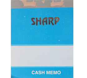 CASH MEMO