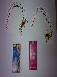 PLAYING CARDS ALPHA 555